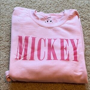 Pink Mickey Sweatshirt